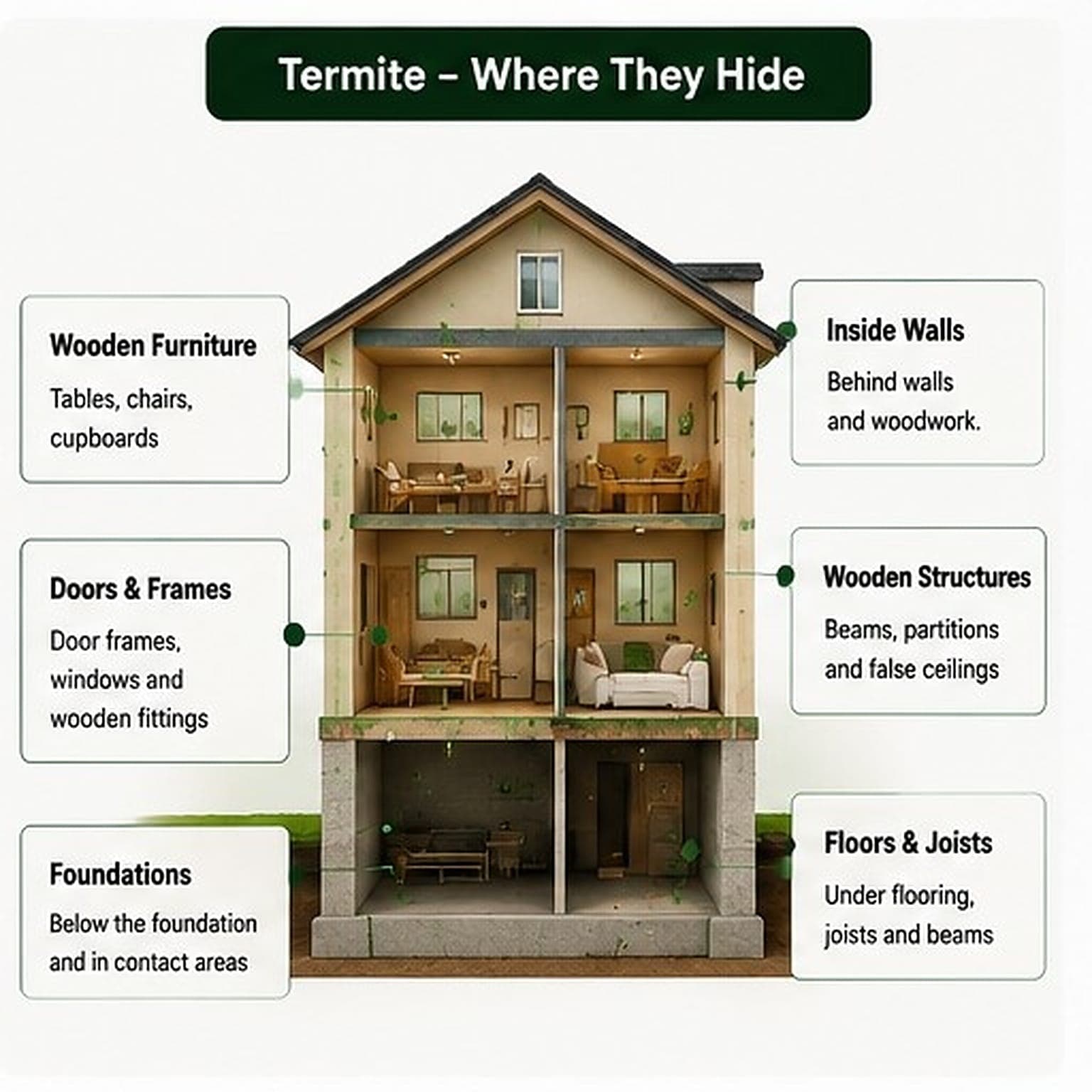 Where Do Termites Hide?